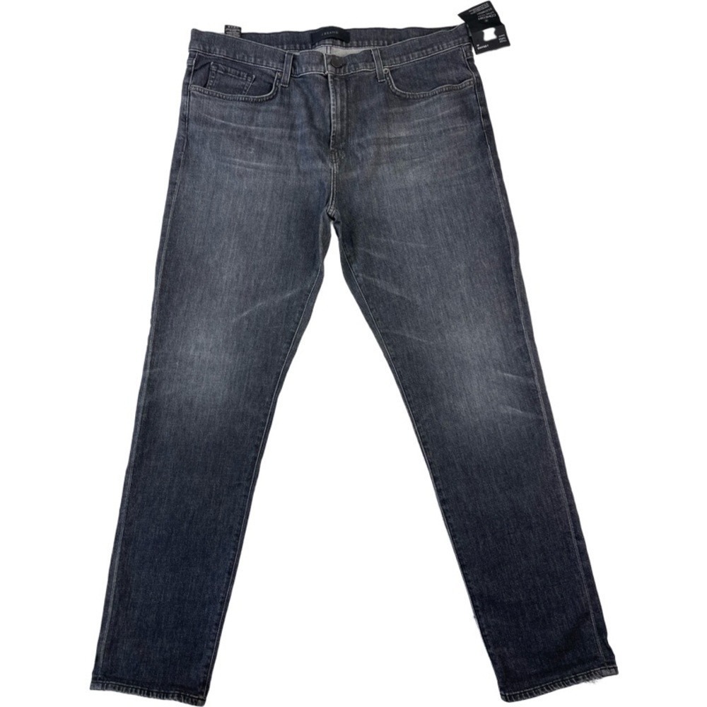 ✅ NWT J Brand Men’s Tyler Taper Denim Slim Fit Jeans Color gray/Rutum size 40